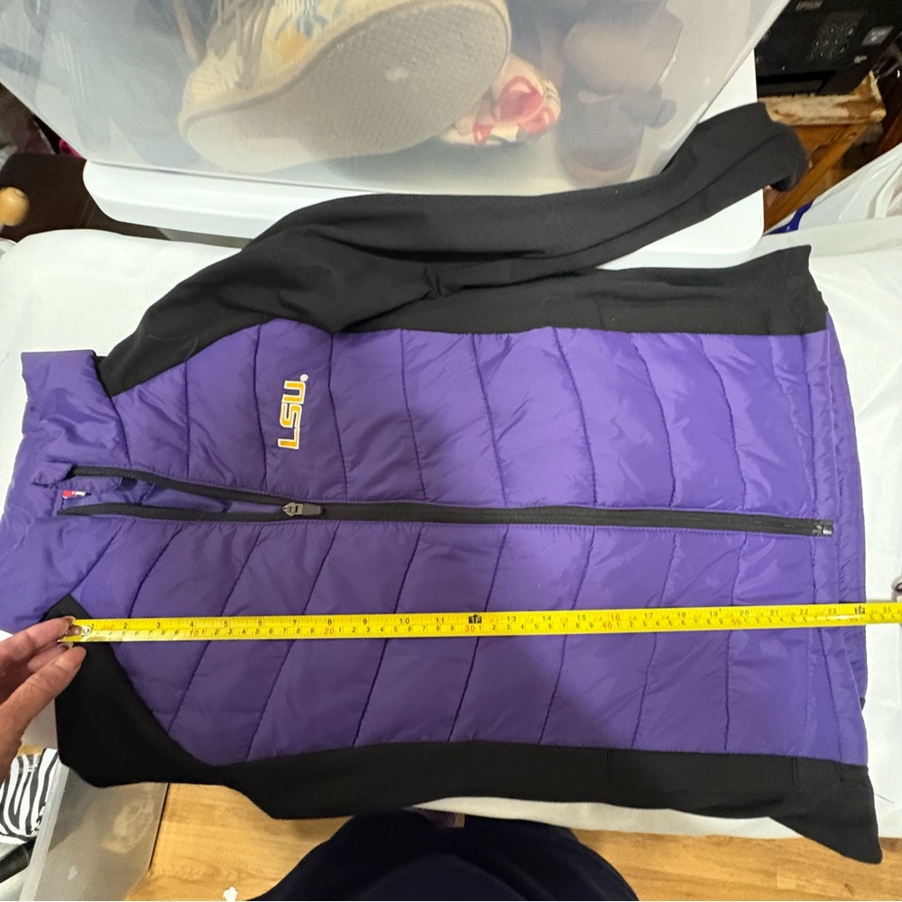 LSU Tigers purple and black full-zip jacket - Picture 5 of 10